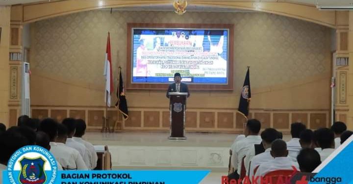 Bupati Tanjab Barat Buka Secara Resmi Diklat BST-KLMSKK 30/60 mil Bagi Operator Kapal Tradisional dan Nelayan