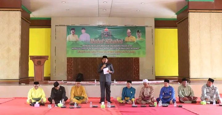 Bupati Tanjab Barat Hadiri Halal Bihalal Bersama Lembaga Adat Melayu Jambi